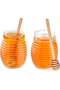 7PCS Reusable Wooden Honey Dipper for Honey Jars and Tea - 5
