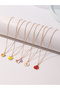 Set of 5 - Heart and Butterfly Pendant Necklace