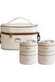 Premium Insulated Lunch Box Set with Two Stackable Food Containers, Leak-Resistant Lids, Portable Carrying Bag, Stylish Design, and Convenient Storage for Work, School, Travel, Picnics, a