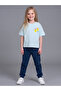 Girls Oversized Graphic T-Shirt - 4