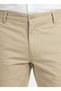 Khaki Solid Structured Trousers - 4