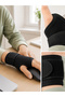 Black Hand Wrist Support Velcro Adjustable Thumb Pass-Through Wristband Sports Bandage - 2