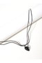 Set of 2 - Couple Heart Pendant Necklace with Magnetic Leather Cords - 3