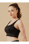 Black Padded High-Impact Sports Bra - 4