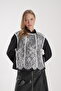 Women's Lace Vest with Tie Detail - 5