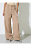 Khaki Solid Blazer and Wide-Leg Trousers Co-ord Set - 4