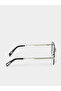 Black Rimless Square Sunglasses - 4