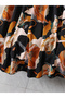 All Over Print A-Line Midi Skirt - 5