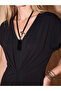 Esvab • Modern & Distinctive V-Fit Gathered Modal Blend Dress - 2