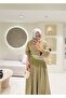 Tassel Shawl Tencel Dress Olive - 5