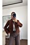 Detailed Suede Jacket - 4