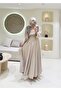 Tassel Shawl Tencel Dress Stone - 2
