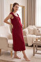 Nova Breastfeeding Friendly Maternity Nightgown Soft Viscose Comfortable Cut