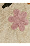 Esvab • Modern & Distinctive Tasseled Floral Embroidered Bath Mat 50X80 cm - 6