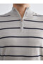 Esvab • Modern & Distinctive Stand Collar Striped Men's Knitwear Sweater - 3