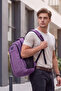 Ergonomic 4-Compartment, Multi-Compartment School and Daily Backpack for Teenagers with Laptop Compartment, Purple, for Middle School and High School. - 3