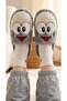 Women's Cute Frog Patterned Winter Soft Plush House Slippers Stc1326 - 2