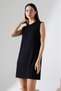 Women's Oversize Sleeveless Crew Neck Basic Viscose Short Undergarment Tunic Dress - 5