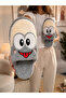 Women's Cute Frog Patterned Winter Soft Plush House Slippers Stc1326 - 4