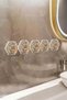 5 Pieces of Super Strong Adhesive Waterproof Transparent Hanger Multi-Purpose Hanger Bathroom Hanger Kitchen Hanger - 3