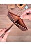 Genuine Leather Multi-Compartment Wallet Card Holder 2158 - 5