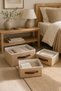 3-Piece Lidless Jute Organizer 2m + L Size 30X23X13 cm + 35X26X15 cm In-Cabinet Shelf Bathroom Organizer - 5