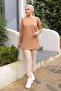 New style beige embroidered detail tunic 10020 - 2