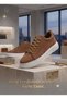 Men's Daily Flexible Comfortable Stitched Lightweight Poly Sole Walking Guaranteed Sports Shoes - 3