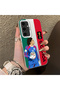Samsung Galaxy S24 Fe Compatible Hard Acrylic Back Silicone Edge Lens Protection Star Football Player Case - 2