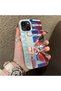 iPhone 15 Plus/14 Plus Compatible Hard Acrylic Back Silicone Edge Lens Protection Haaland Case - 3