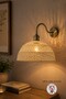 Bohemian Cream Recycle Yarn Jute Handmade Metal Antique Body Sconce Wall Lamp Modern Hotel Cafe Vintage Living Room Bedroom Stair Retro