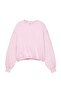 Bisiklet yaka crop sweatshirt - 4