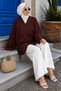 Chinese Button Detailed Shirt Tsd260272 Claret Red - 3