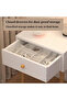 Nightstand for Bedroom,Small Night Stand Modern Bedside Tables with Drawer,Narrow Side Table with Open Storage Shel,End Table for Bedroom/Living Room/Dorm - 2