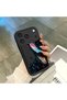 iPhone 17 Pro Compatible Black Silicone Shockproof Venom Case with Camera Protection