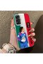Samsung Galaxy A34 Compatible Hard Acrylic Back Silicone Edge Lens Protection Star Football Player Case - 2
