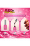 Red Flush Disco Gel Nail Polish 8ml HEMA and TPO-Free - 4