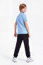 Boy's 3 Thread Printed Double Pocket Jogger Sweatpants - 5