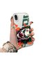 iPhone Xr Compatible Hard Acrylic Back Silicone Edge Lens Protection Joker Case