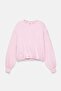 Bisiklet yaka crop sweatshirt - 7