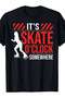 تي شيرت برسومات التزلج على الجليد من Skater Outfit Skates