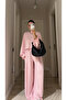 Pink Bat Sleeve Detailed Trousers Set - 4025 - 4