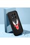 Redmi Note 14 Pro Plus+ 5g Compatible Black Silicone Shockproof Case with Camera Protection Venom Design - 3
