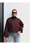 Zippered Stamp Bomber Jacket - 2