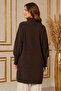 Buttoned Beard Cardigan N3265 Brown - 3