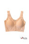 Front Snap Button Bra Seamless Ribbed Bralette Bra Suitable for Daily Use Women's Crop Bras Laser Cut - O8803 - 2