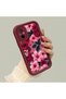 Poco C55 Compatible Pink Floor Live Color Flower Pattern Shockproof Silicone Case