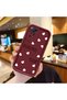 Redmi Note 11 Pro 4G/5G Compatible Claret Red Color Simple Heart English Sentence Pattern Silicone Case - 2