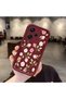 Redmi Note 13 Pro Plus+ 5g Compatible Burgundy Background Rose Flower Pattern Soft Silicone Case - 2
