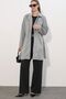Bdart Belted Midi Coat with Jacket Collar - 2